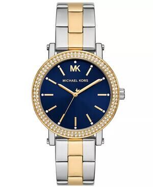 Michael Kors Women's Corey Three-Hand Two-Tone Stainless Steel Watch 38mm